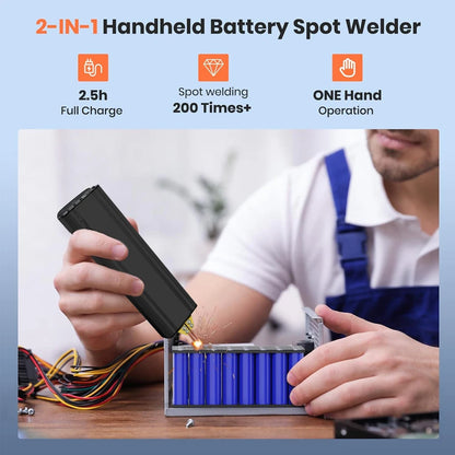 DIY Portable Handheld Battery Spot Welder - Ideal for 18650 Lithium Battery, Nickel Strip, and Belt Welding