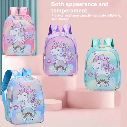 Girls Unicorn Backpack – Trendy Decorative Pattern, Perfect for School & Everyday Use