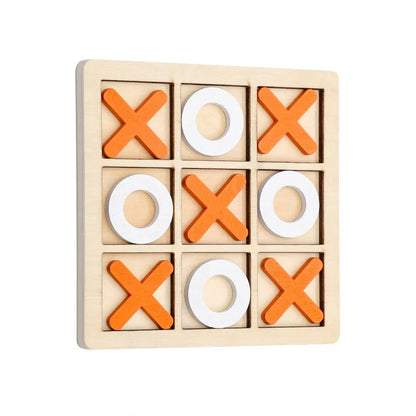 Montessori Mini Chess Wooden Toy: Interactive Puzzle Game for Early Educational Brain Training - Perfect for Children's Learning and Development