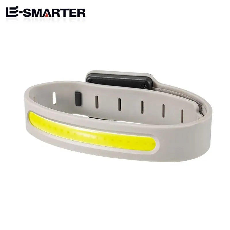 LED Mini Portable Armband Light - COB Night Running Wrist Lamp, 500LM Rechargeable Safety Warning Lantern for Outdoor Camping and Cycling