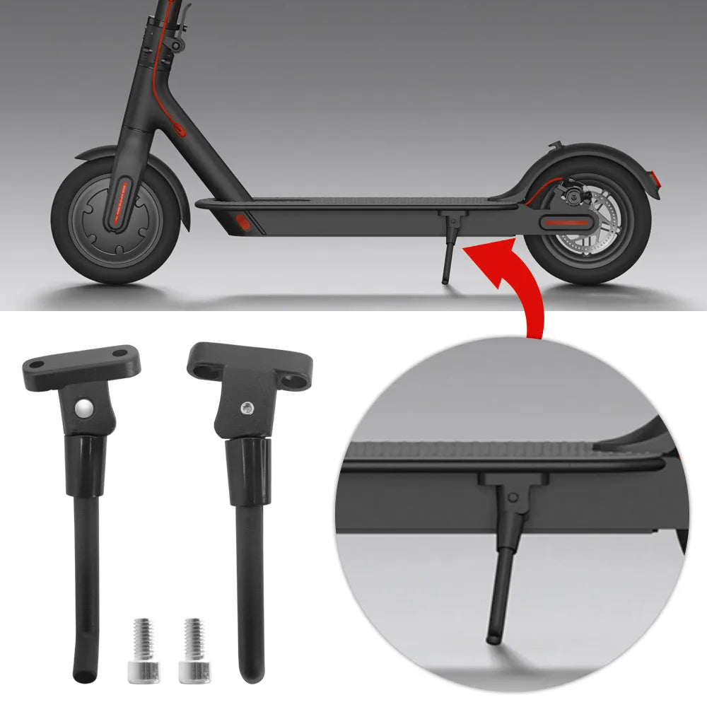 Upgrade Foot Support Stand for Xiaomi M365/Pro Electric Scooter: 16.5CM Length Parking Stand Kickstand Modification