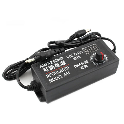 Adjustable AC to DC Power Supply - Universal 8 Pin Adapter (3V to 24V, 3A to 5A) | 48W, 60W, 72W