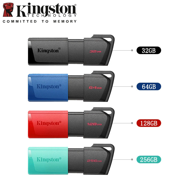 Kingston DataTraveler Exodia M USB Flash Drive – 32GB, 64GB, 128GB, 256GB USB 3.2 Gen 1 Mini Pen Drive for Computer