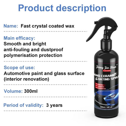 Hydrophobic Nano Ceramic Car Coating: Crystal Clear Liquid Polish for Ultimate Paint Protection