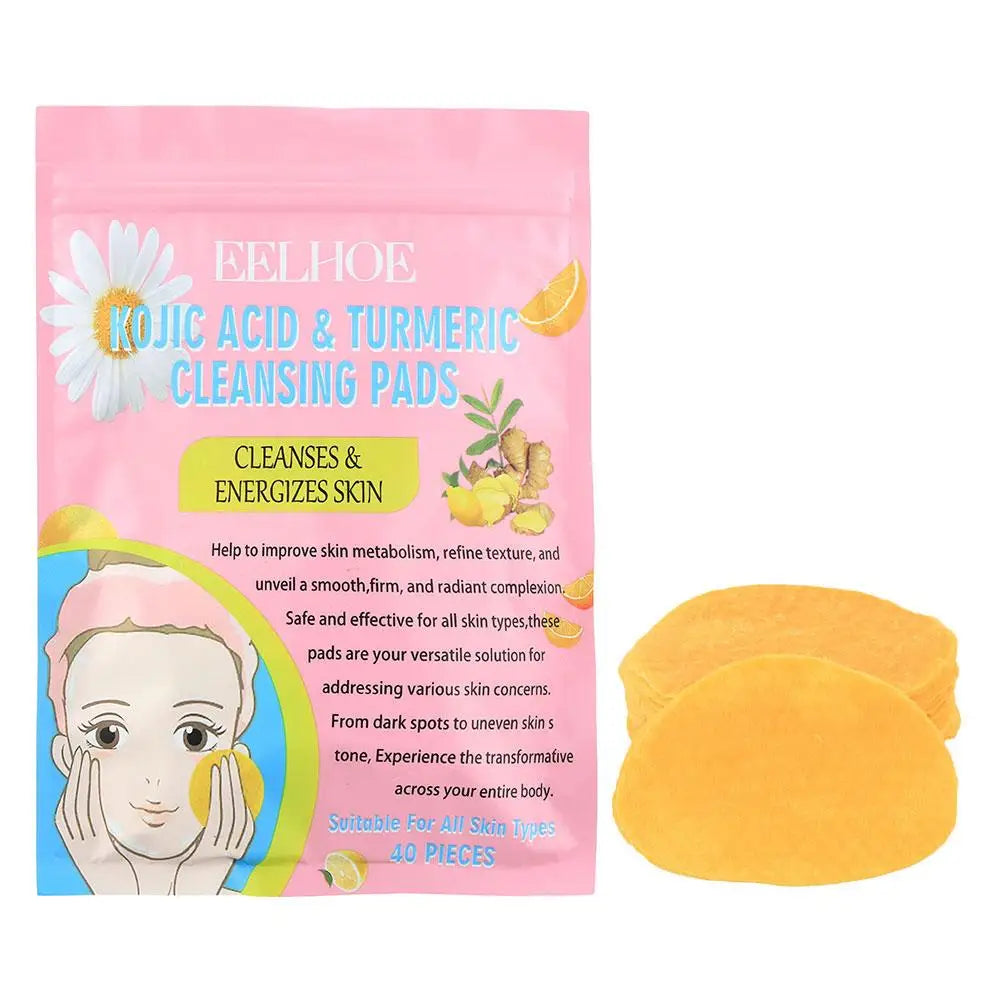 Glycolic Acid Facial Pads - Exfoliating, Brightening, and Moisturizing Fruit Acid Pads with Salicylic Acid for Deep Skin Cleaning