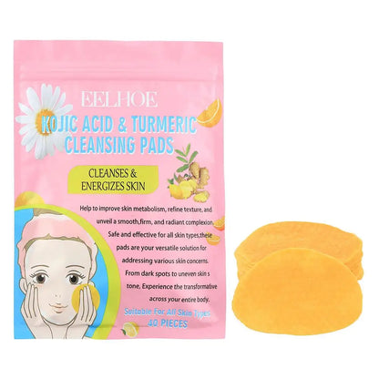 Glycolic Acid Facial Pads - Exfoliating, Brightening, and Moisturizing Fruit Acid Pads with Salicylic Acid for Deep Skin Cleaning