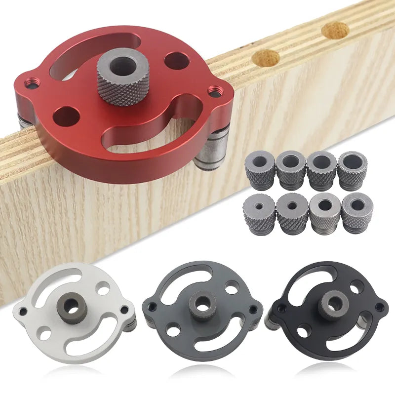 Vertical Doweling Jig | 3-10mm Woodworking Hole Puncher | Self-Centering Drill Guide Locator | DIY Furniture Connection Tool