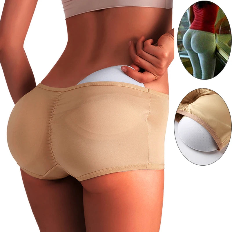 Woman's Sexy Butt Lifter Panties: Push-Up Padded Underwear, Seamless Fake Lingerie - Body Shapers, Buttock Lifters