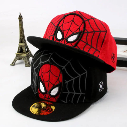 Anime Spiderman Cartoon Baseball Cap for Kids - Adjustable Snapback Hip Hop Hat for Toddlers and Children, Perfect for Spring and Summer