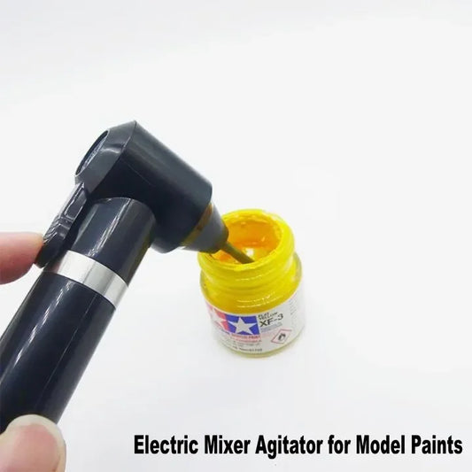 Electric Mixer Agitator: Model Paint Mixing Tool with Stirring Rod - Hobby Painting DIY Tool