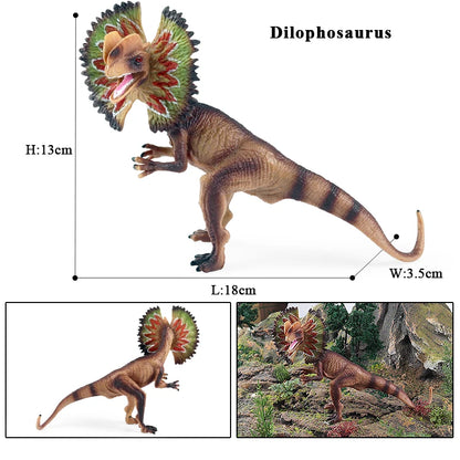 Oenux Dinosaurs World Action Figures - Savage Jurassic Collection Featuring Indominus Rex, Spinosaurus and Triceratops, Ideal Kids Gift