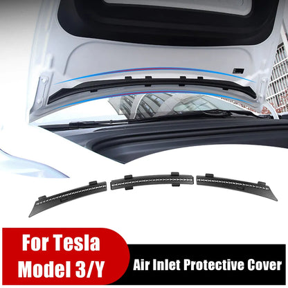 Waterproof Car Hood Sealing Strips: Front Chassis Guards Protector for Tesla Model 3 Y - Auto Accessories for Air Inlet Bonnet Cover