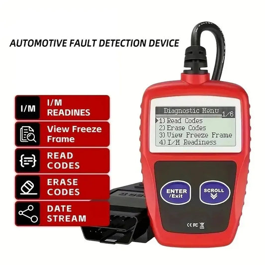 Car Fault Diagnosis Instrument OBD2 - Clear Fault Codes Diagnostic Scanning Tool (Universal Version)