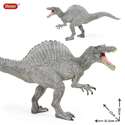 Oenux Dinosaurs World Action Figures - Savage Jurassic Collection Featuring Indominus Rex, Spinosaurus and Triceratops, Ideal Kids Gift