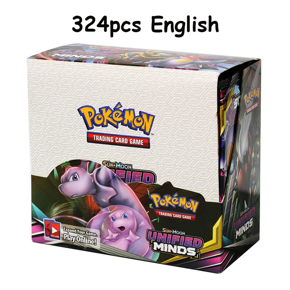 Newest 324Pcs Pokemon Cards - Sun and Moon XY Evolutions Booster Box, Collectible Trading Card Game for Children