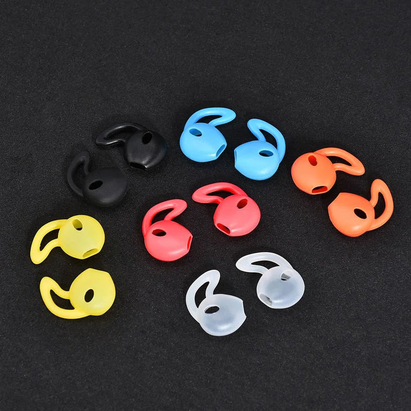 1/6 Pairs Silicone Cover for Apple Airpods - Anti-Slip Earpods Eartip Cap - Protective Sleeve with Hook Earphone Accessories