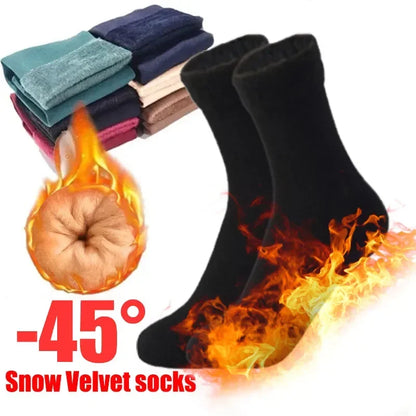 10 Pair Women's Winter Warm Short Socks - Thicken Thermal Cashmere Wool, Nylon Snow Velvet Boots - Home Floor Calcetines