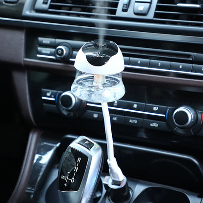 USB Car Diffuser Humidifier - Aromatherapy Cool Mist Mini Portable Diffuser for Home Office Bedroom, Update Version