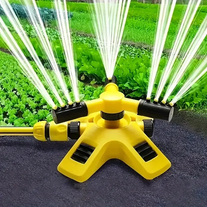 Elevate Your Garden with 360° Rotating Plastic Sprinkler - Ideal for Irrigation and Outdoor Watering!