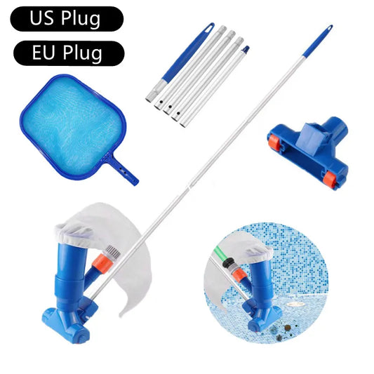 Pool Vacuum Cleaning Kit: Swimming Pool Vacuum Cleaner Set for Clean Bottoms - Includes Skimmer and Filter, Essential Pool Cleaning Tool