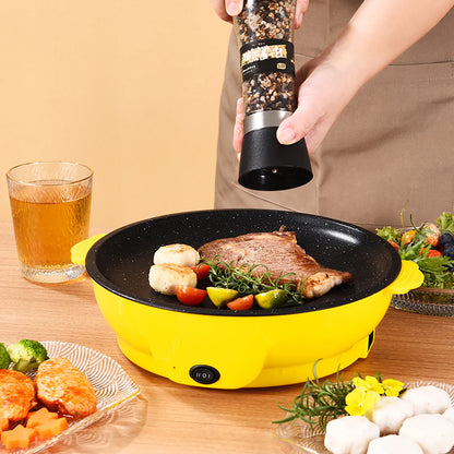 220V Multifunctional Electric Baking Tray - Non-Stick Grill and Roasting Pan for Kitchen and Barbecue