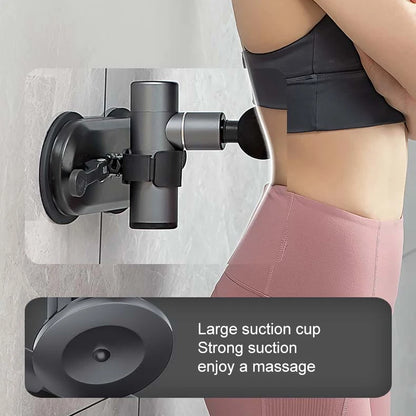 Massage Gun Bracket: Double Suction Cup for Strong Adsorption, Hands-Free Fascia Gun Holder - Convenient Massager Accessory