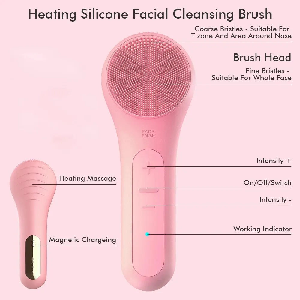 XPREEN Sonic Facial Cleansing Brush - Waterproof Electric Face Cleansing Device for Deep Cleaning