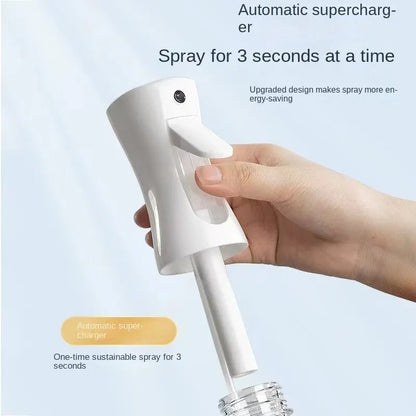 Continuous High-Pressure Spray Bottle: Ultra-Fine Atomized Hair Spray & Disinfection Sprayer for Toner, Emulsion, and Essence - Press-Activated