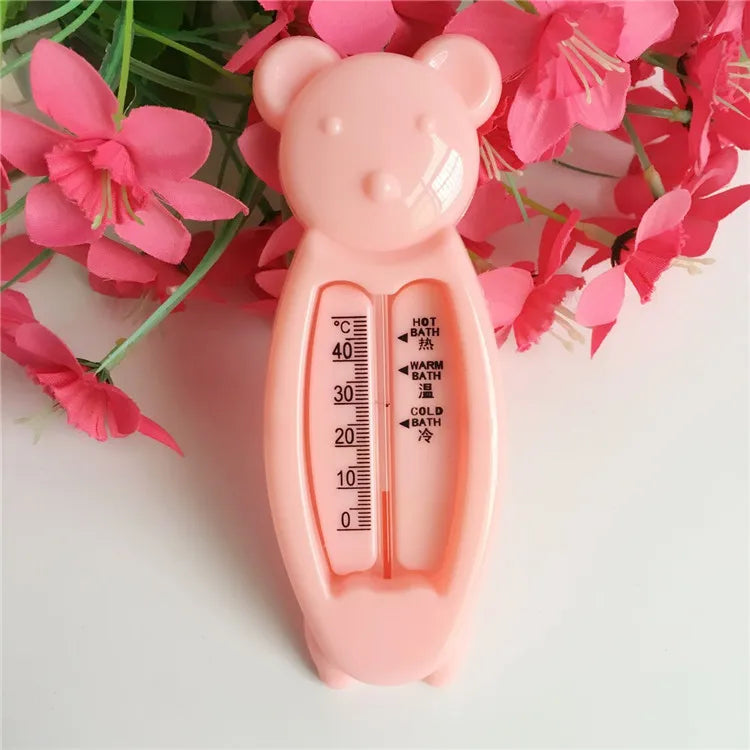 2024 Cartoon Floating Bear Baby Water Thermometer: Cute Kids Bath Toy - Plastic Tub Water Sensor for Accurate Temperature Monitoring