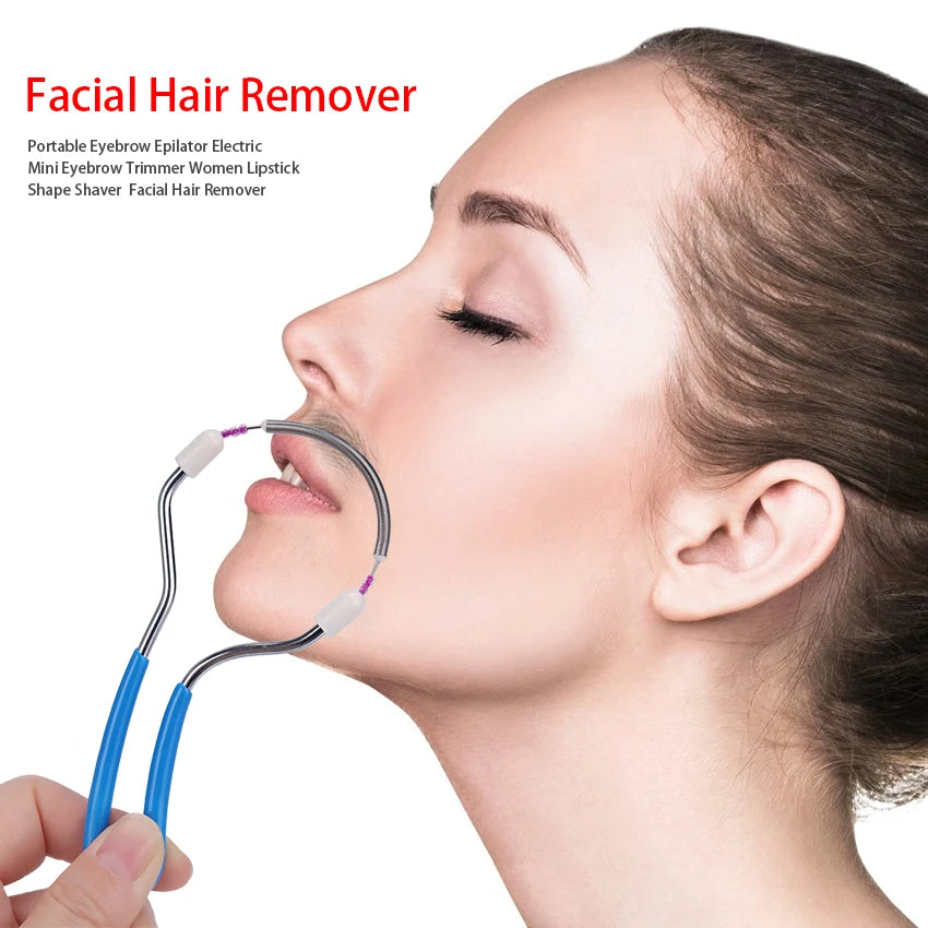 Facial Hair Remover - Fine Hair and Fetal Hair Spring Removal Tool for Face - Twister Face Retractor Hair Removal Tool