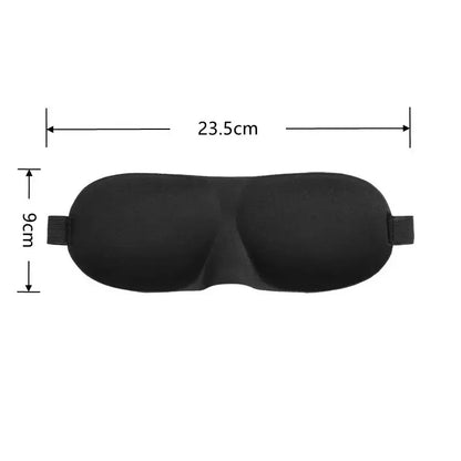 3D Sleeping Mask Eyepatch – Soft Padded Light Blocker for Rest and Relaxation – Comfortable Blindfold Shade