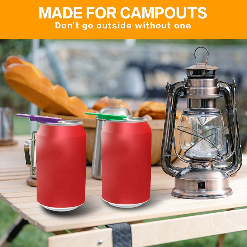 Easy-to-Use Portable Bottle and Can Opener - Compact, Reusable Kitchen Tool for Beer, Cola, and Sealed Drinks, Ideal for Camping and Home Use