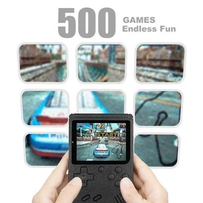 Retro Portable Mini Handheld Video Game Console - 8-Bit 3.0 Inch LCD, Built-in 500 Games, Kids' Gaming Player, Perfect Xmas Gift