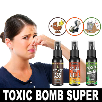 30ml Fart Gag Spray - Prank Joke Stink Spray for Adults & Kids, Terrible Stinky Non-Toxic Halloween Funny Toy