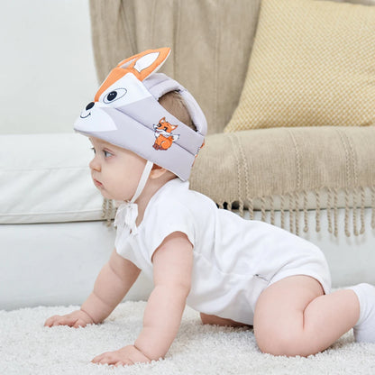 Baby Safety Helmet: Toddler Anti-Fall Head Protection Hat with Adjustable Crash Pad - Learn-to-Walk Protective Headgear