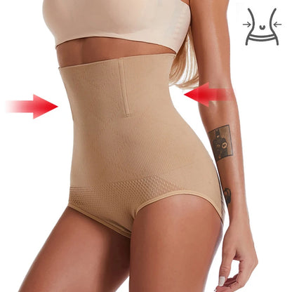 Seamless High Waist Shaping Panties for Women – Breathable Body Shaper, Slimming Tummy Control Underwear, Ladies Corset Waist Shapewear