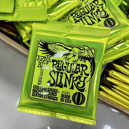 Ernie Ball Electric Guitar String Set - 2221/2626/2721/2223/2225/2215/2220/2723 Nickel Wound Rock Accessory