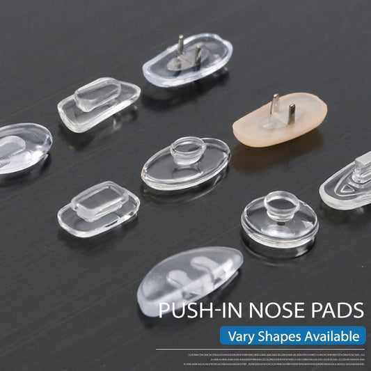 Non-Slip Silicone Nose Pads for Glasses: Transparent Eyewear Accessories for Spectacles, Sunglasses, and Eyeglasses