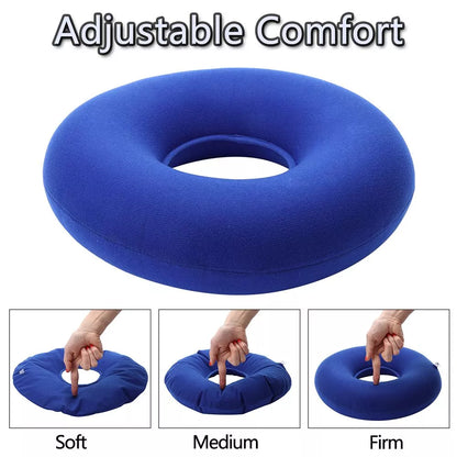 Air Pillow Postpartum Cushion - Anti-Pressure Bedsore Pad, Pain Relief Donut Cushion for Hemorrhoids, Comfortable Sitting