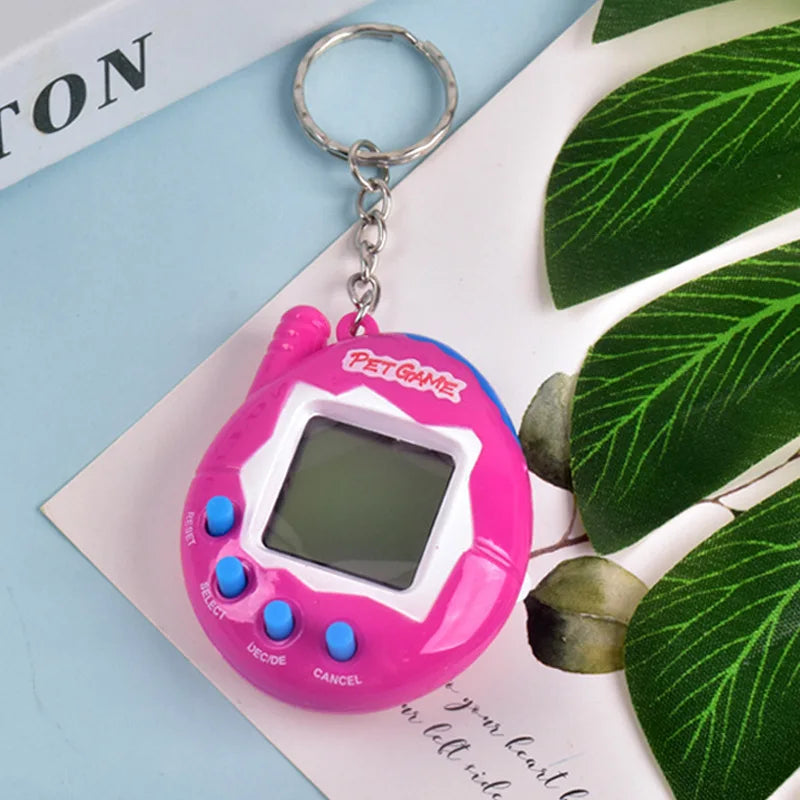 Transparent Electronic Tamagotchi Pet - 168 Pets in One, Virtual Cyber Digital Toy, Nostalgic Pixel Fun Play