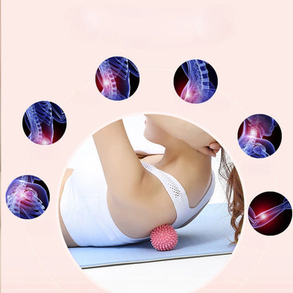 Small Fitness Ball - Yoga Body Shaping Gear for Leg and Neck Muscle Relaxation, Comfortable Massage Roller