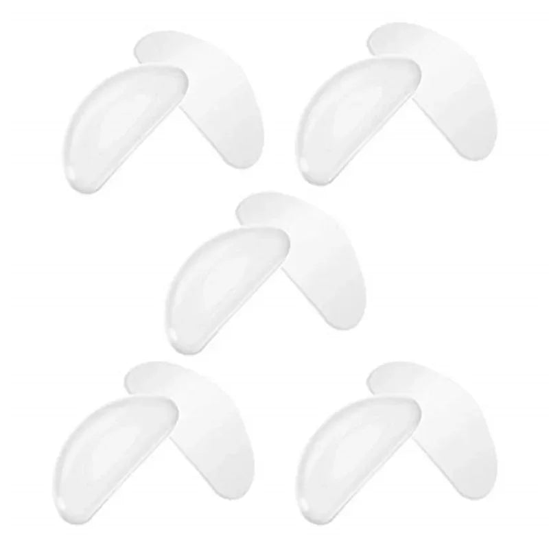 10/20pcs Adhesive Silicone Nose Pads for Glasses - Non-Slip Transparent Nosepads - Eyeglasses Accessories