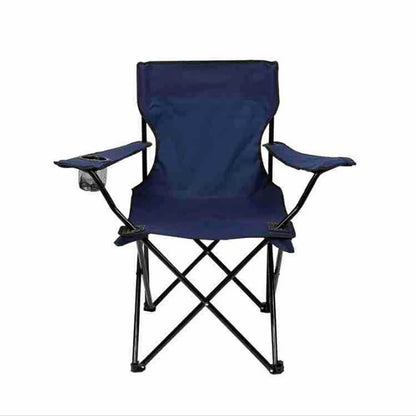 Portable Folding Camping Chair with Carrying Bag - Foldable Design with Hard Arms, Ideal Outdoor Chair for Adults, Lawn, and Camping