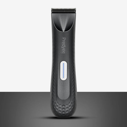 Electric Trimmer for Men's Groin Hair - Versatile Body Groomer, Waterproof Pubic Hair Trimmer with Replaceable Ceramic Blade