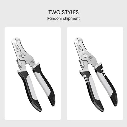 AIRAJ Wire Stripper Multitool: Plier Crimper Cable Cutter - Multifunctional Stripping & Crimping Pliers Terminal Tool