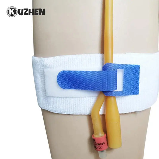 Durable Urine Bag Leg Holder - Adjustable Elastic Catheter Fixation Band for Comfortable External Fixation - 1Pcs