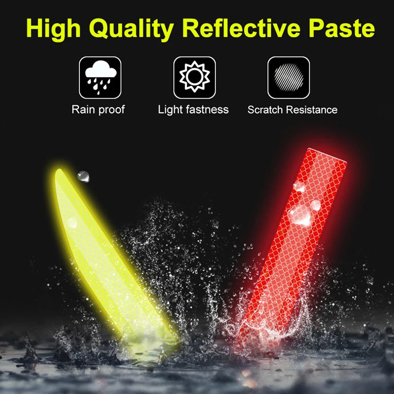 90cm Reflective Car Decal - Safety Warning Reflector Tape Stickers for Anti-Collision - Auto Accessories for Enhanced Visibility