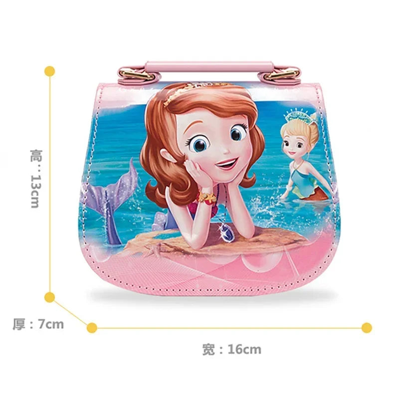 Disney Frozen 2 Elsa Anna Princess Shoulder Bag - Children's Toys Handbag for Girls, Sofia Princess Baby Fashion Shopping Bag Gift