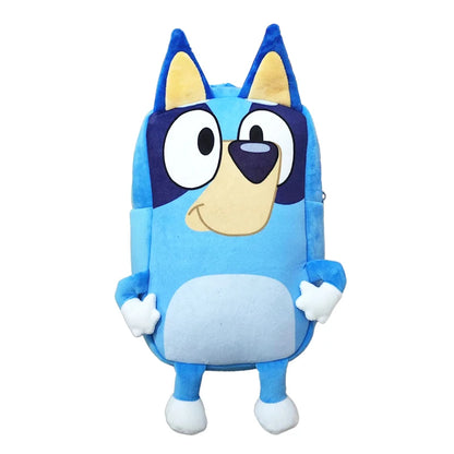 Bluey Cartoon Plush Backpack - Bingo Anime Figure Schoolbag for Kindergarten, Picnic, Travel & Snack Bag, Children's Gift