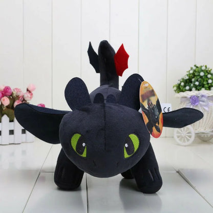 20-65cm Plushies Dragon Toys | Kawaii White & Black Dinosaurs | Stuffed Animal Plush Toys In Stock | Kid Birthday Gifts